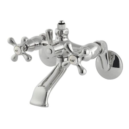Kingston Brass Tub Faucet Body, Polished Chrome, Wall CC2661